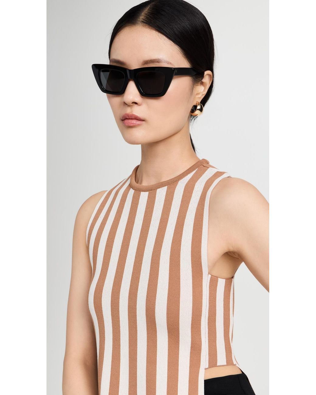 Elisa Johnson Black Lori Sunglasses