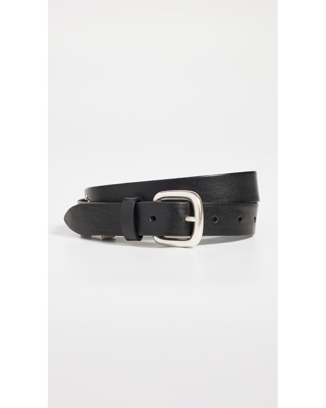Andersons Black Studded Belt