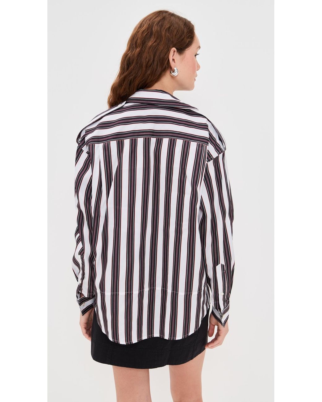 MERYLL ROGGE Deconstructed Shirt in Black | Lyst