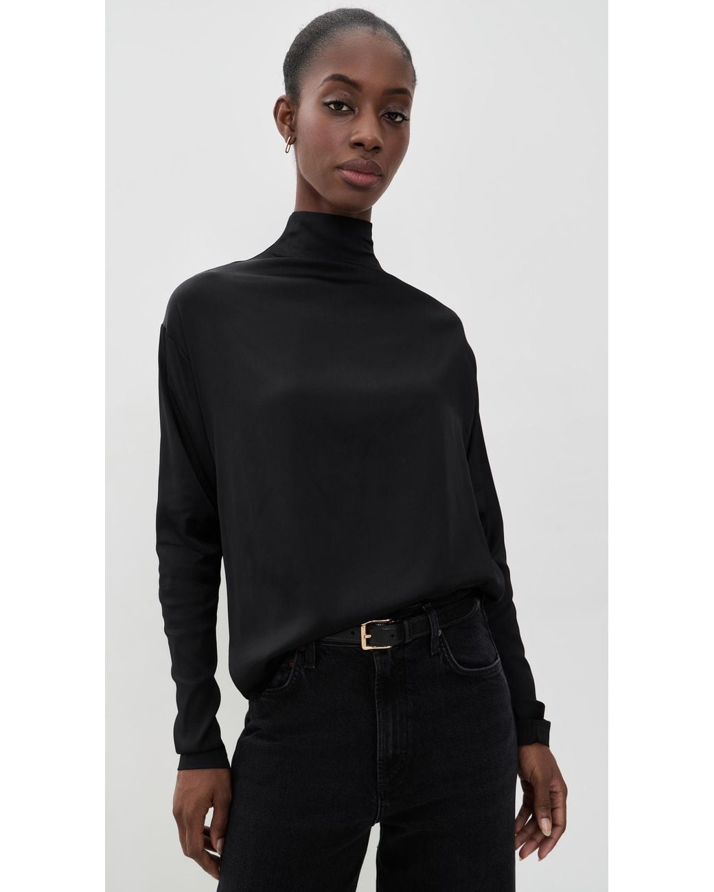 Agolde Black Bryony Top