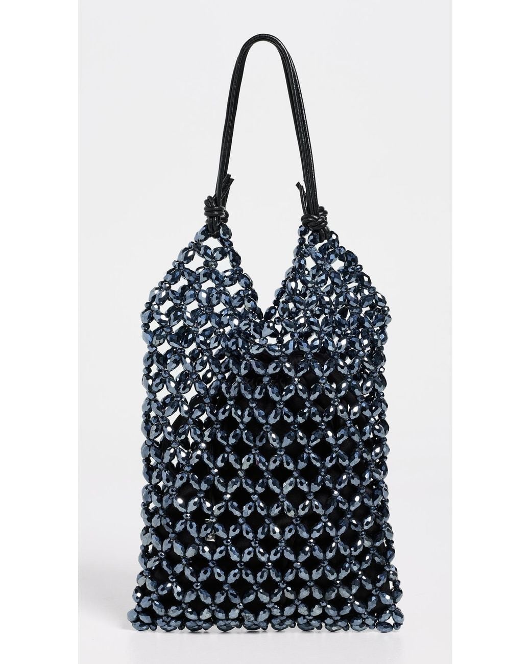 Staud Black Karla Beaded Bag