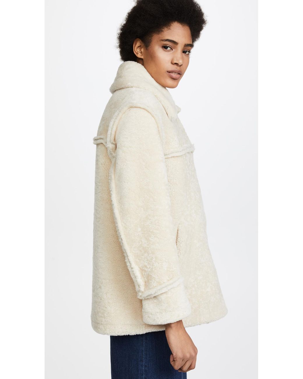 Coach 1941 shearling coat shop