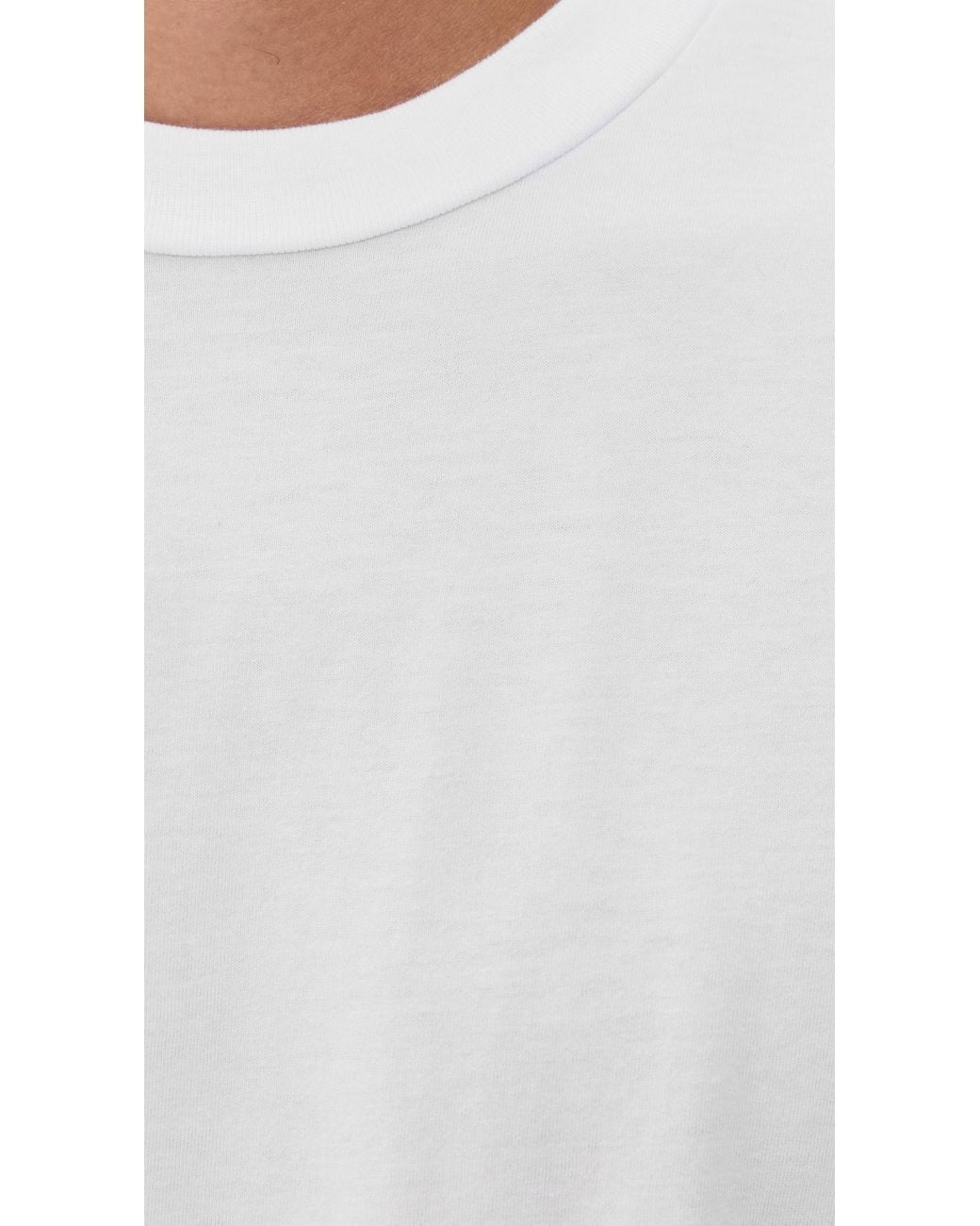 Asher White Noah Supima Tee for men