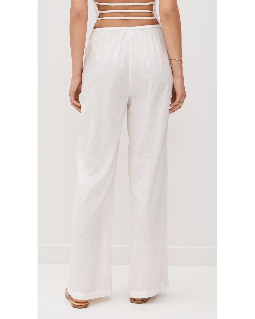 Solid & Striped White The Monaco Pants