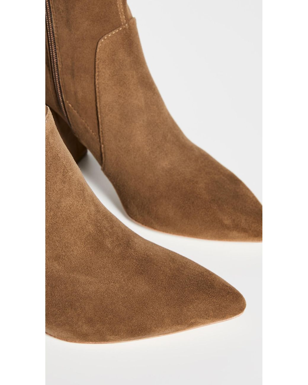 Loeffler Randall White Isla Slim Ankle Booties