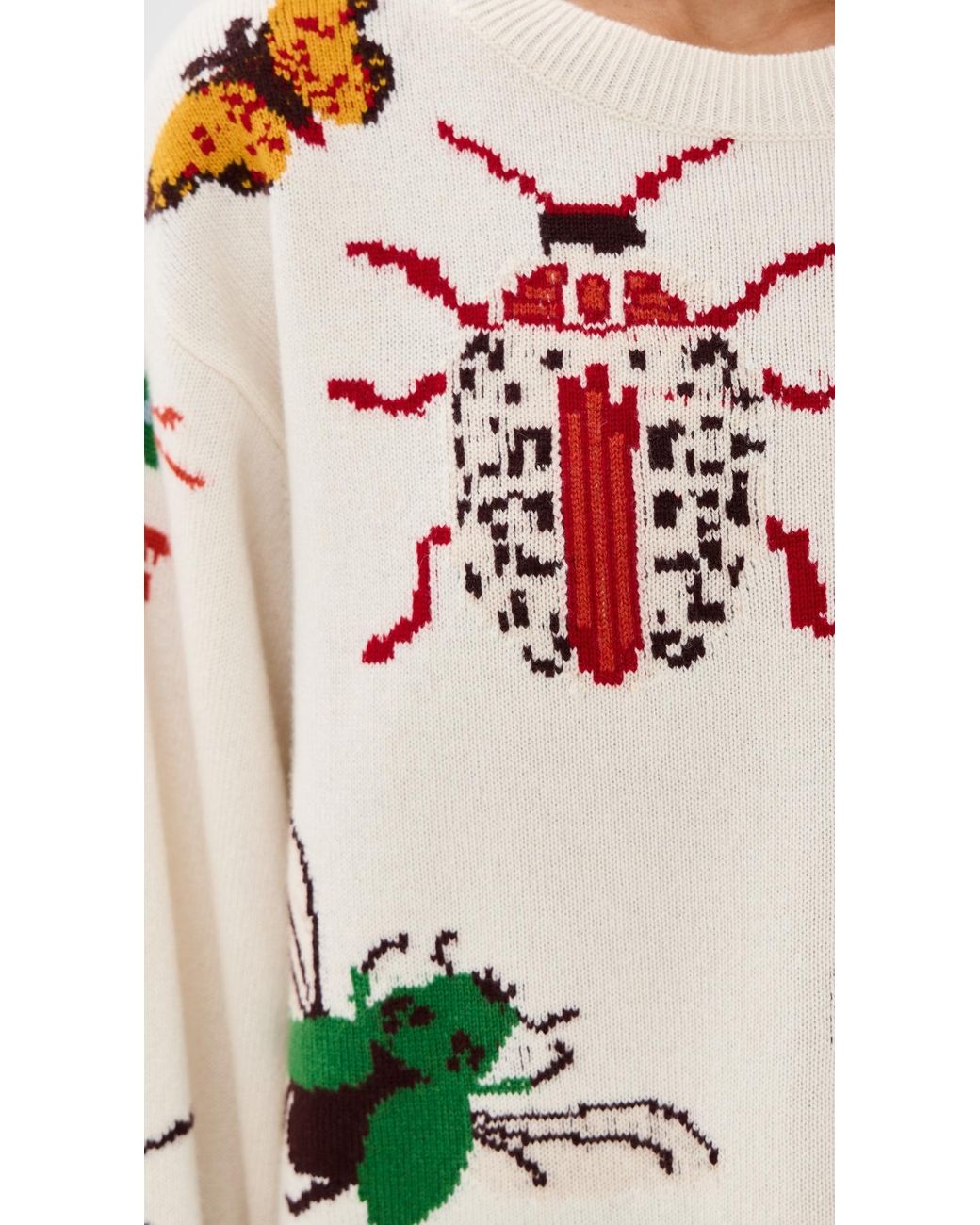 The Elder Statesman Multicolor Bug Crew