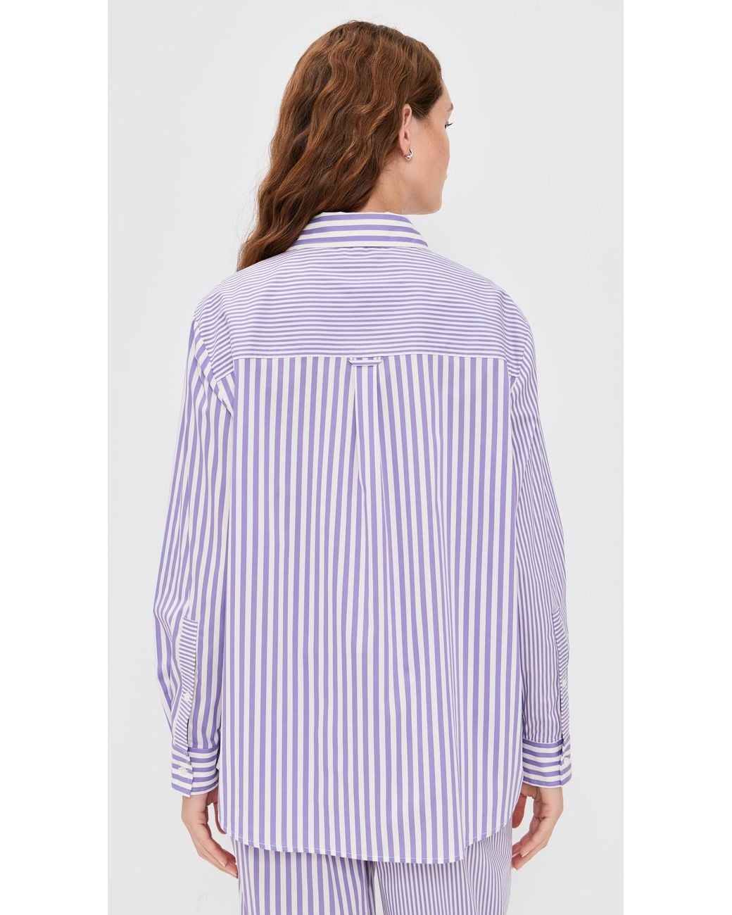 Solid & Striped Purple The Avril Button Down