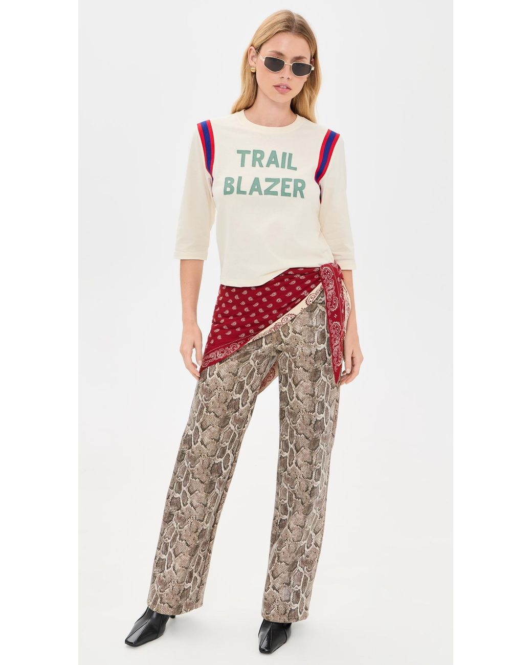 Mother Multicolor The Better Half Insert Tee