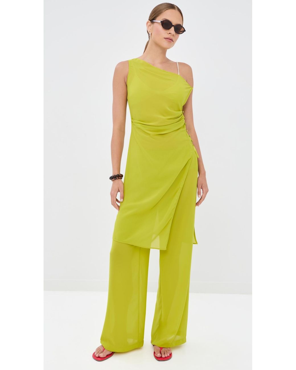Staud Yellow Stroll Pants