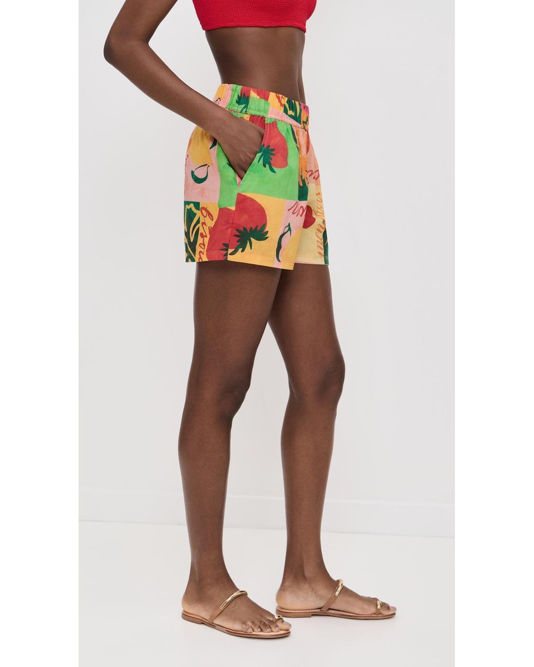 Beach Riot Rayah Shorts in Black | Lyst