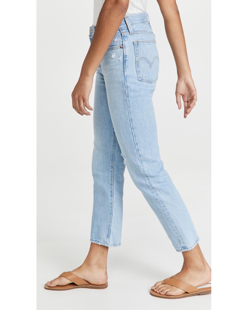 Levi's Premium Wedgie Straight Jeans, in Blue | Lyst Canada