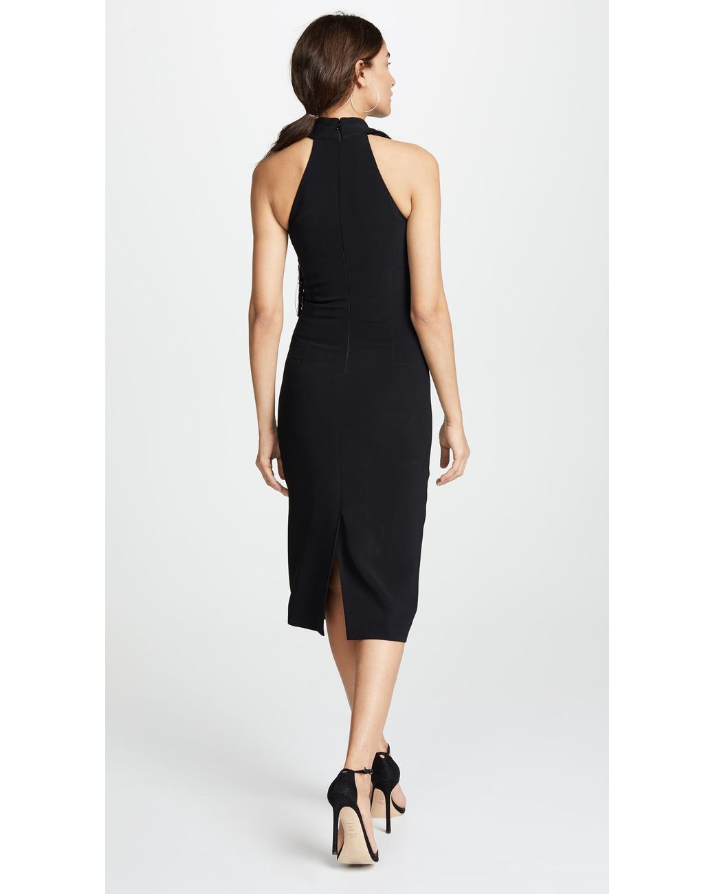 Cushnie fringe clearance dress