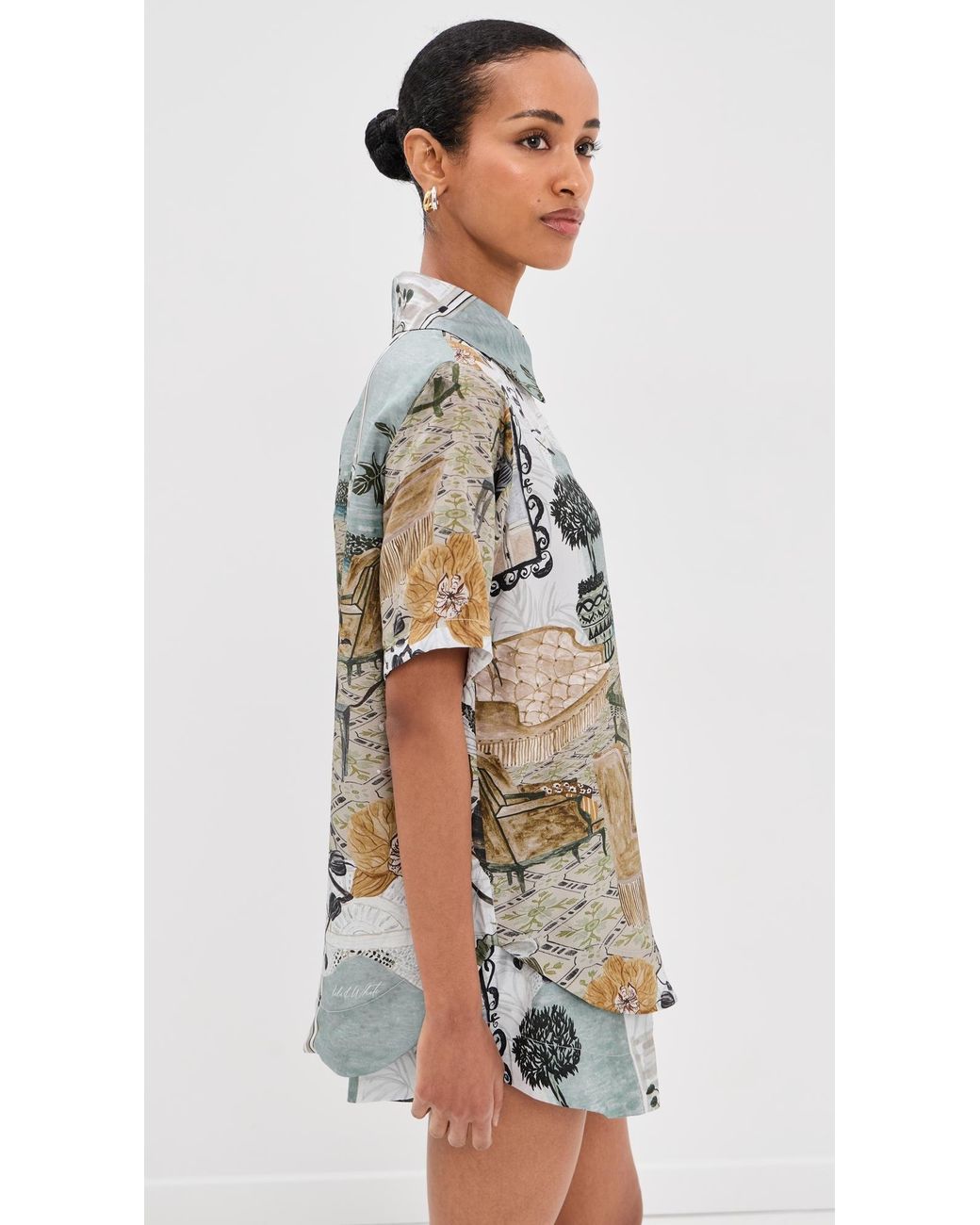 Isla & White Multicolor Sol Top