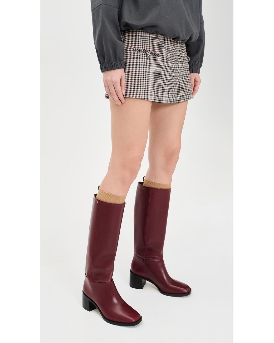 Larroude Brown Ricky Boots