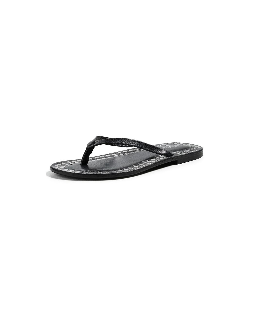 Jeffrey Campbell Black Katrina Flip Flops