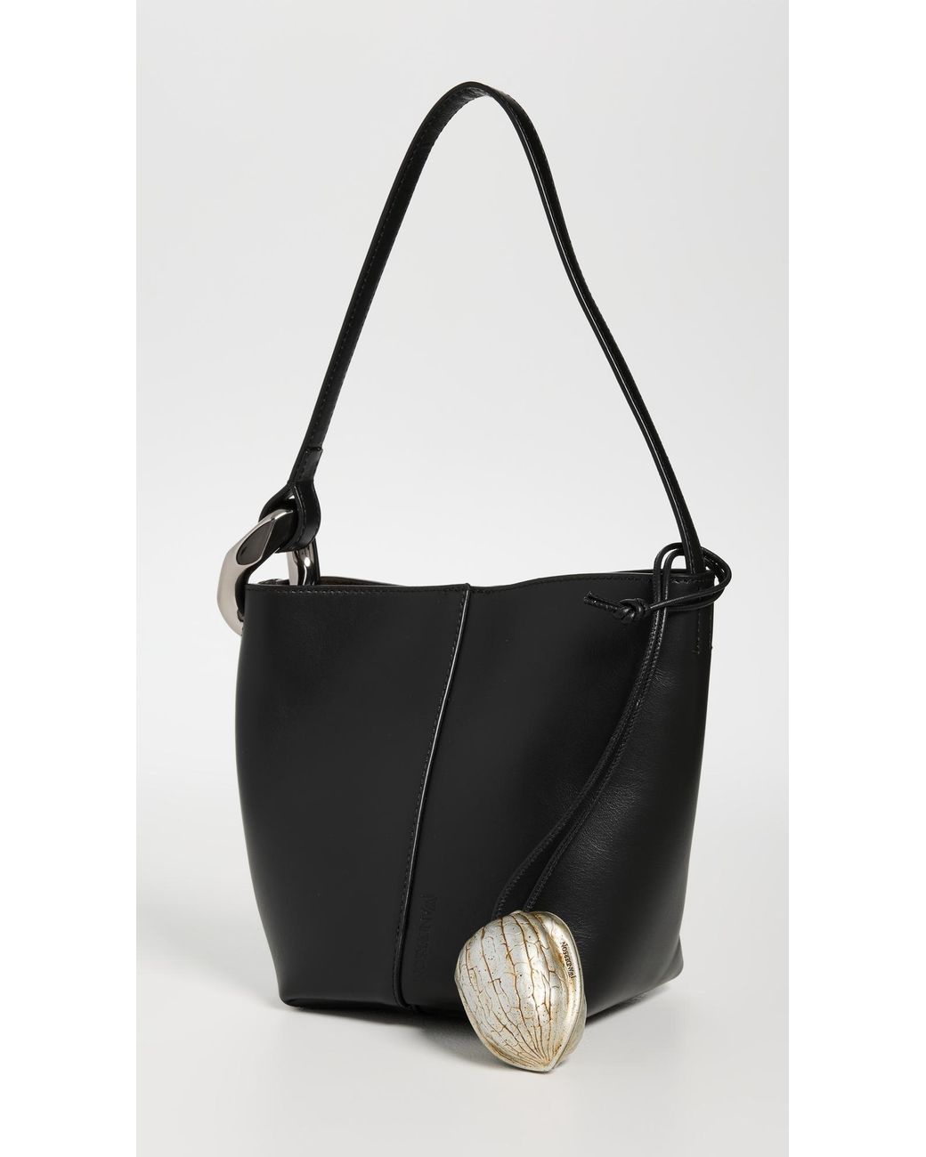 JW Anderson Walnut Keyring in Black | Lyst