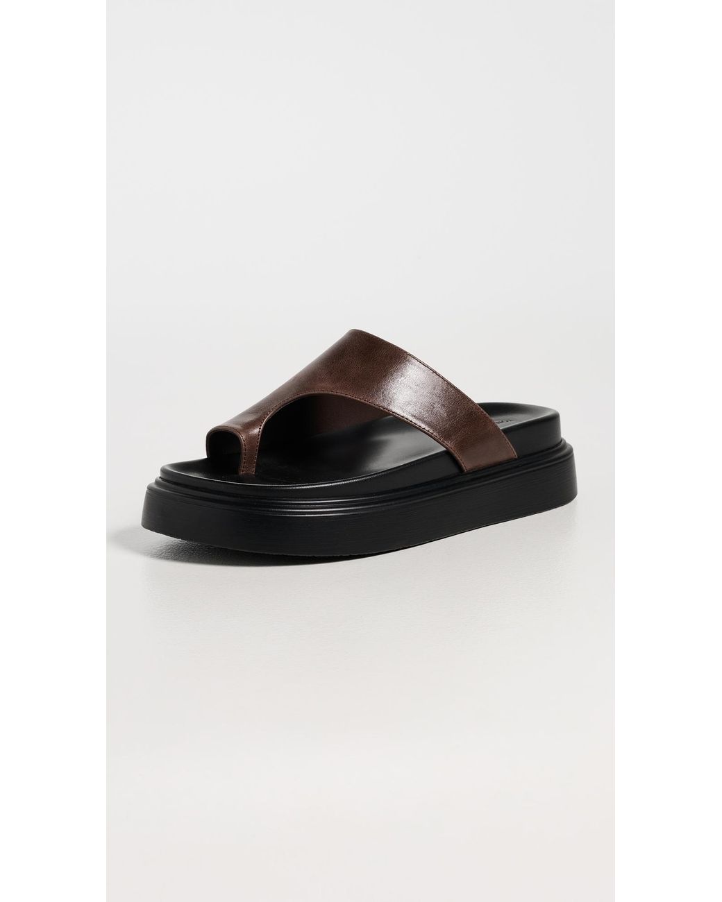 Tony Bianco Black Jazzy Toe Loop Sandals