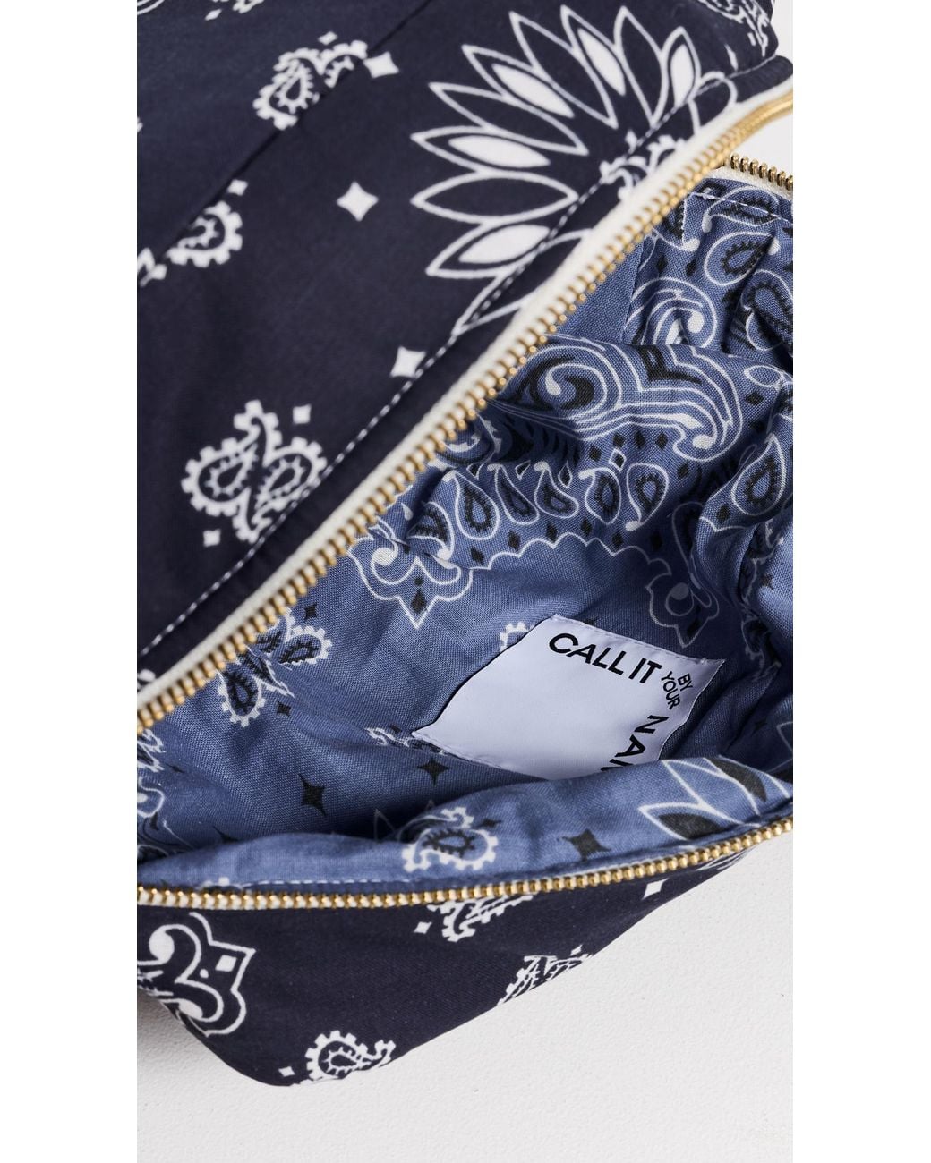 Call it By Your Name Maxi Vanity Emoji Rectangle Pouch in Blue | Lyst