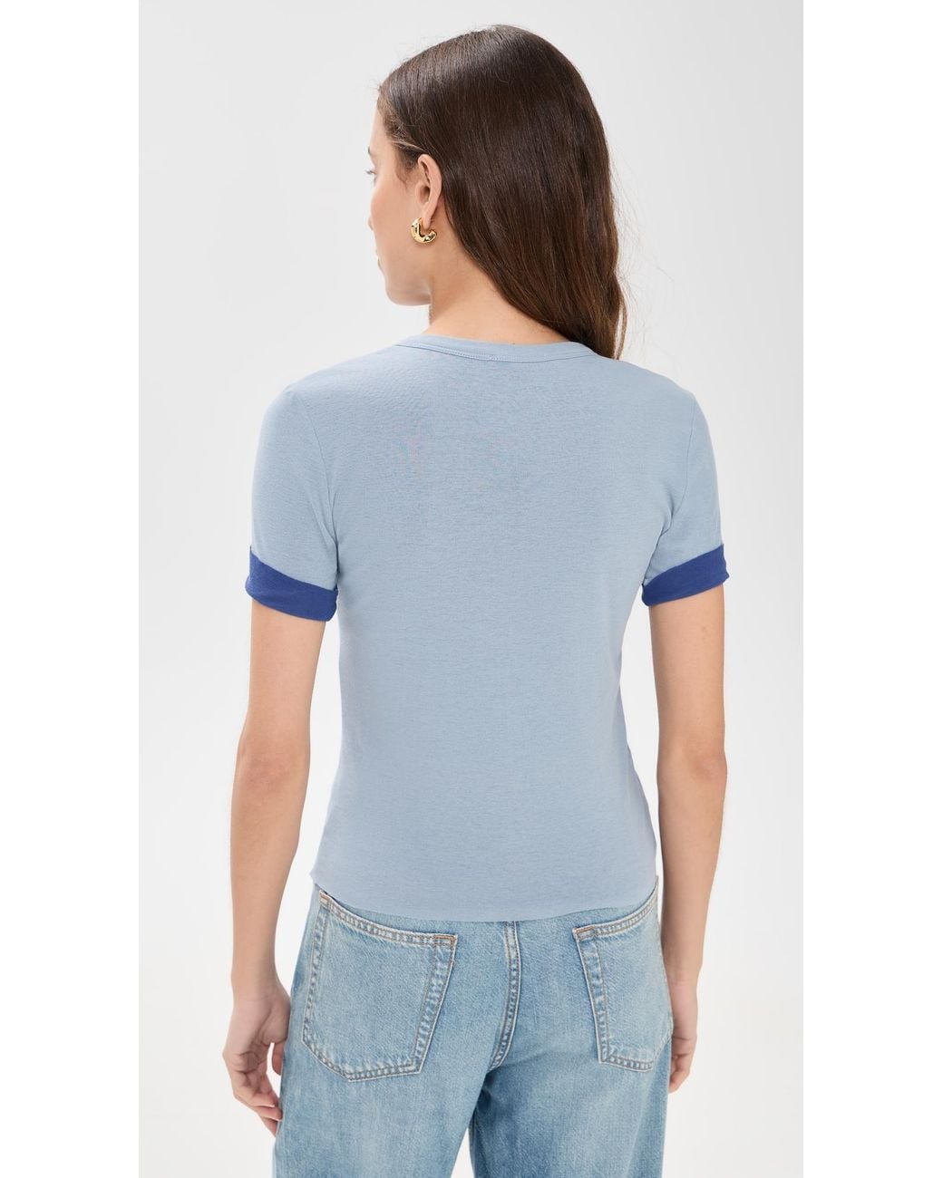 B Sides Blue Double Tee