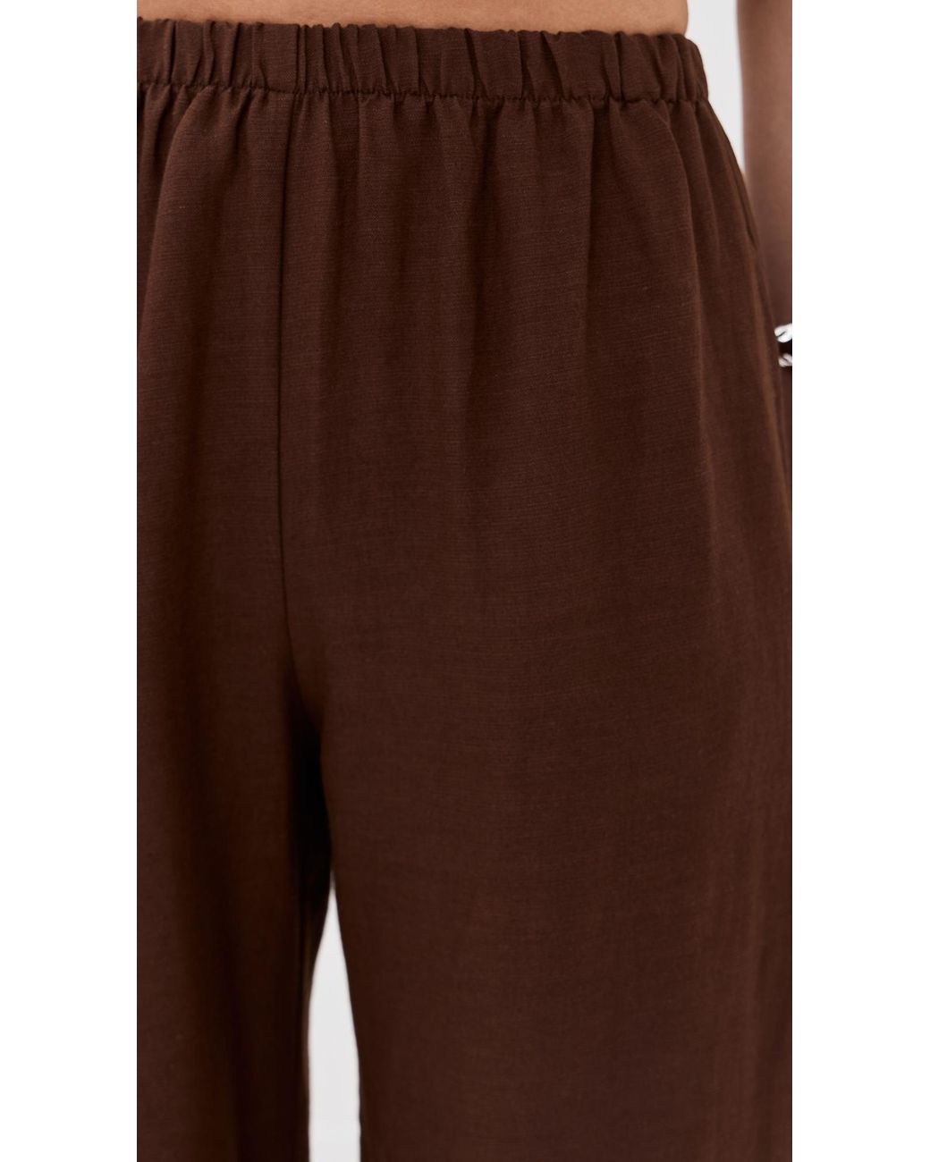 Le Bos Brown Camille Pull On Pants