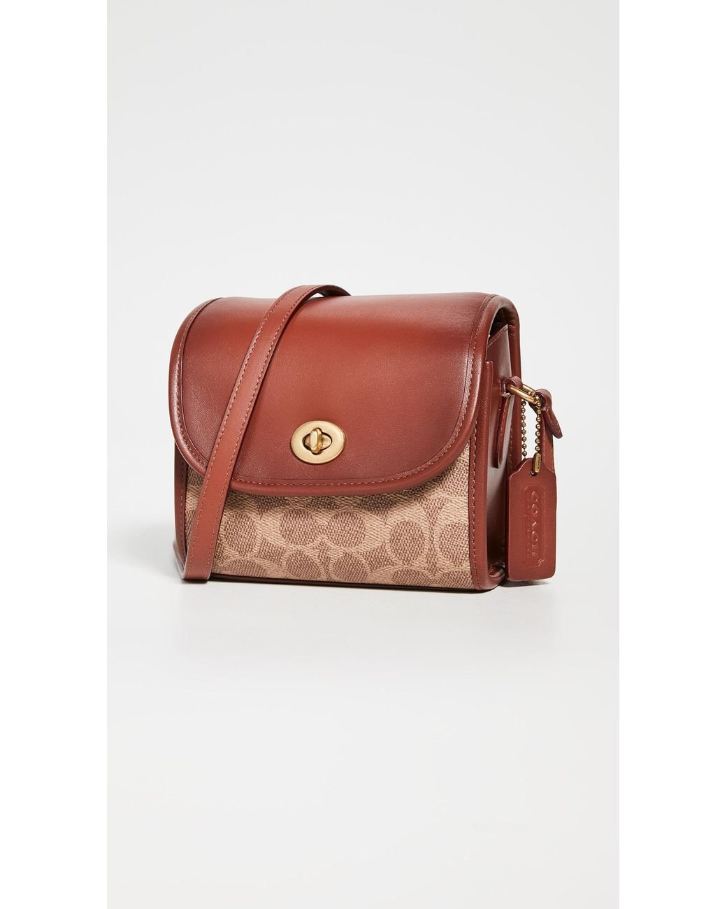 COACH Turnlock Lunchbox Pouch Bag Lyst