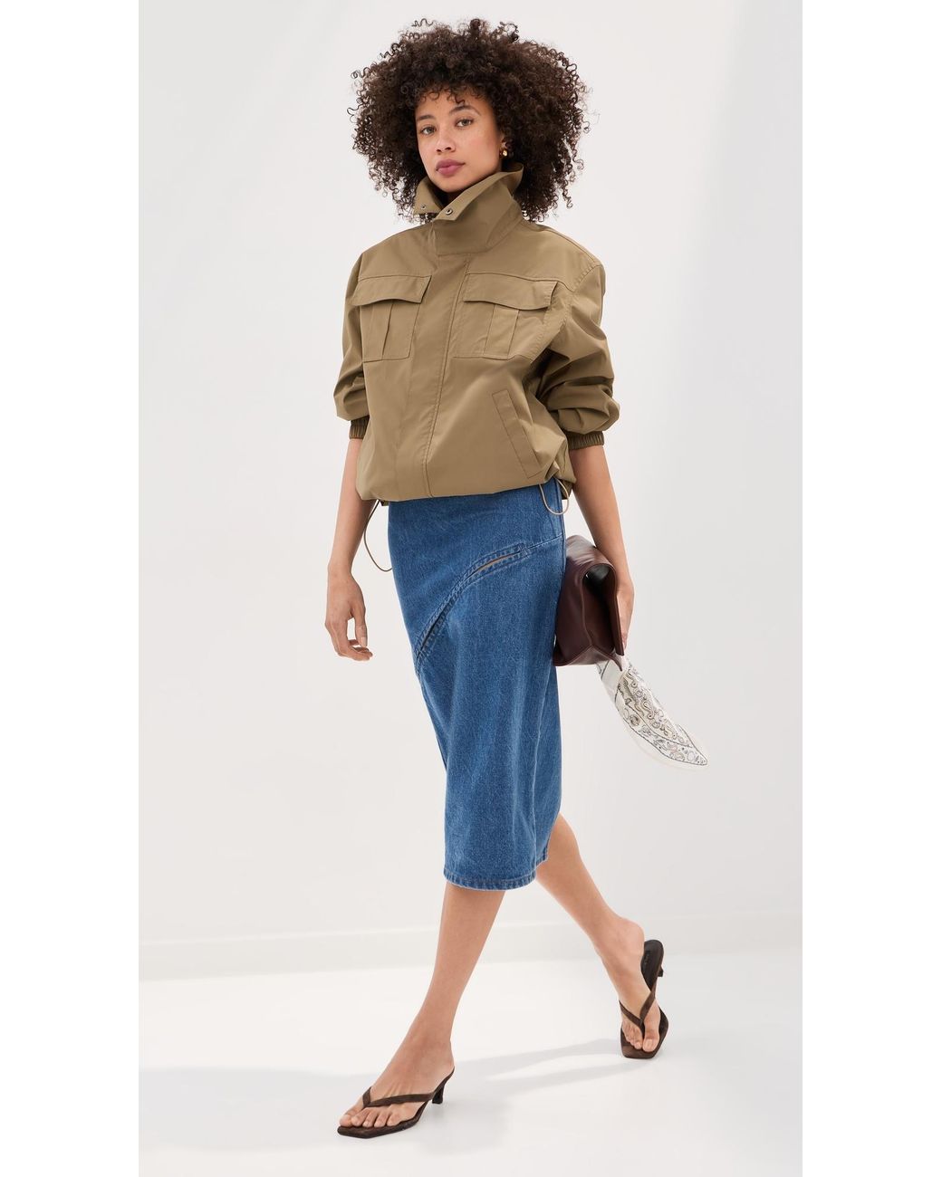 Le Bos Blue Aubrey Jacket