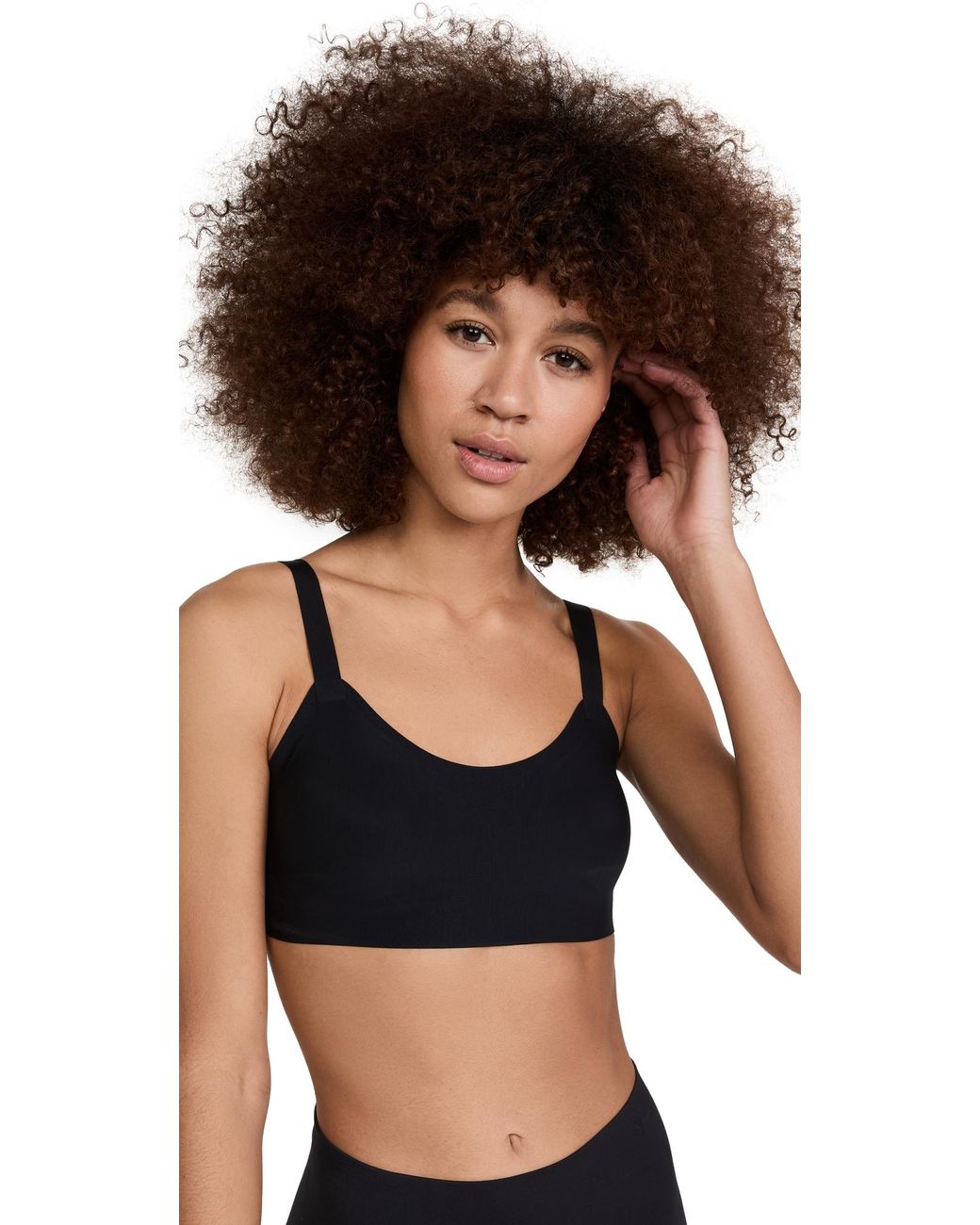 Commando Black Butter Soft Support Back Closr Bralette