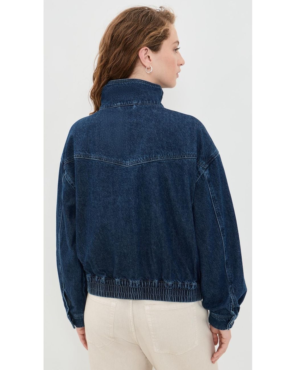 DAZE Blue Phantom Funnel Neck Jacket