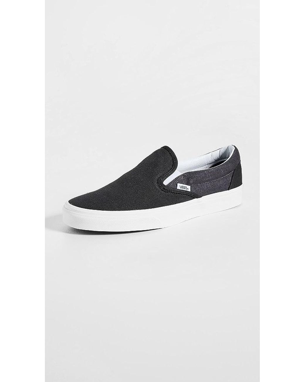 Vans Ua Classic Slip-on Summer Linen Sneakers for Men | Lyst