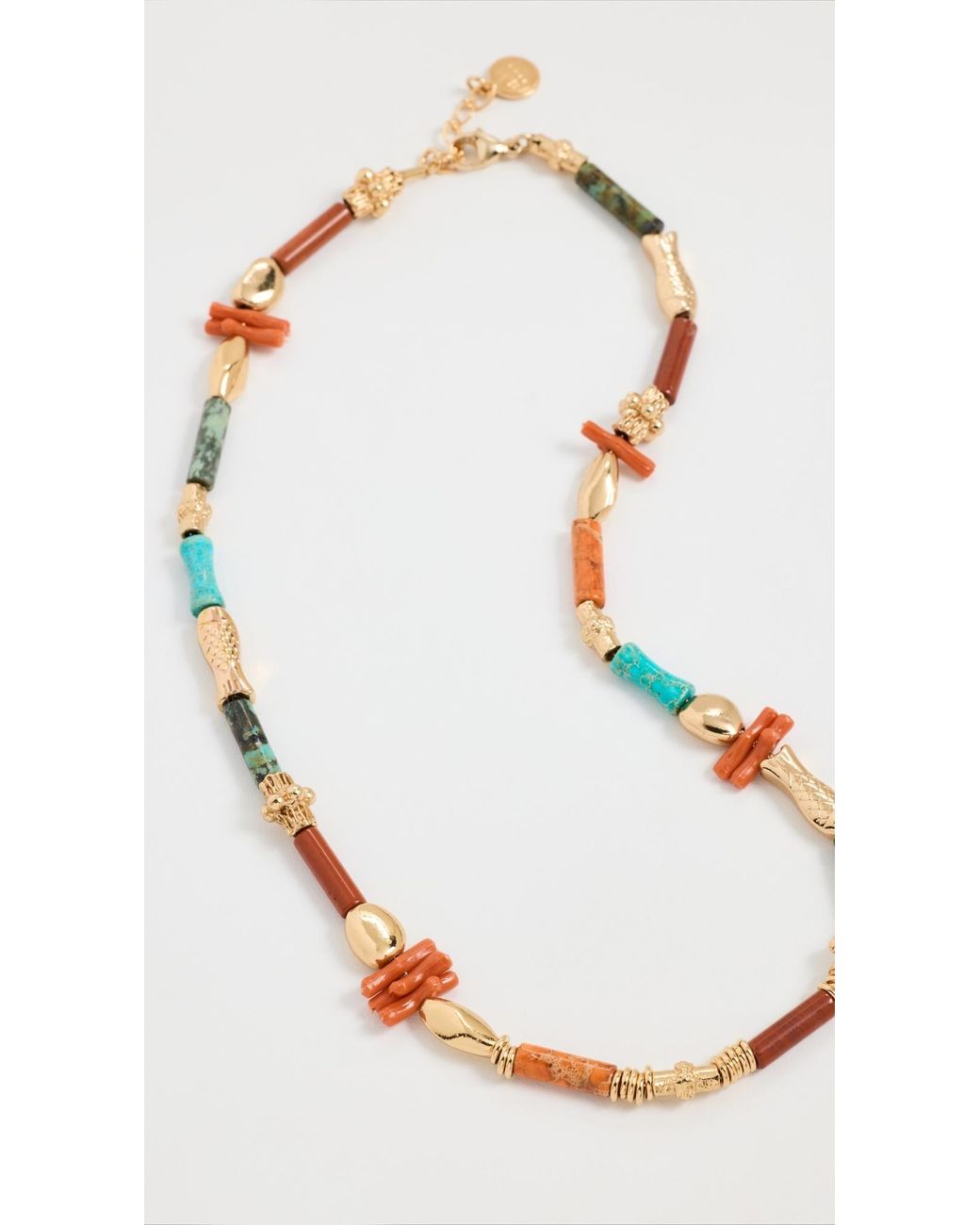 Kali Bis Necklace in Gold & Turquoise Kali Bis Necklace in Gold & Turquoise