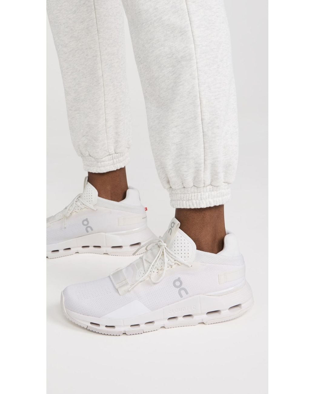 On Shoes White Cloudnova 2 Sneakers