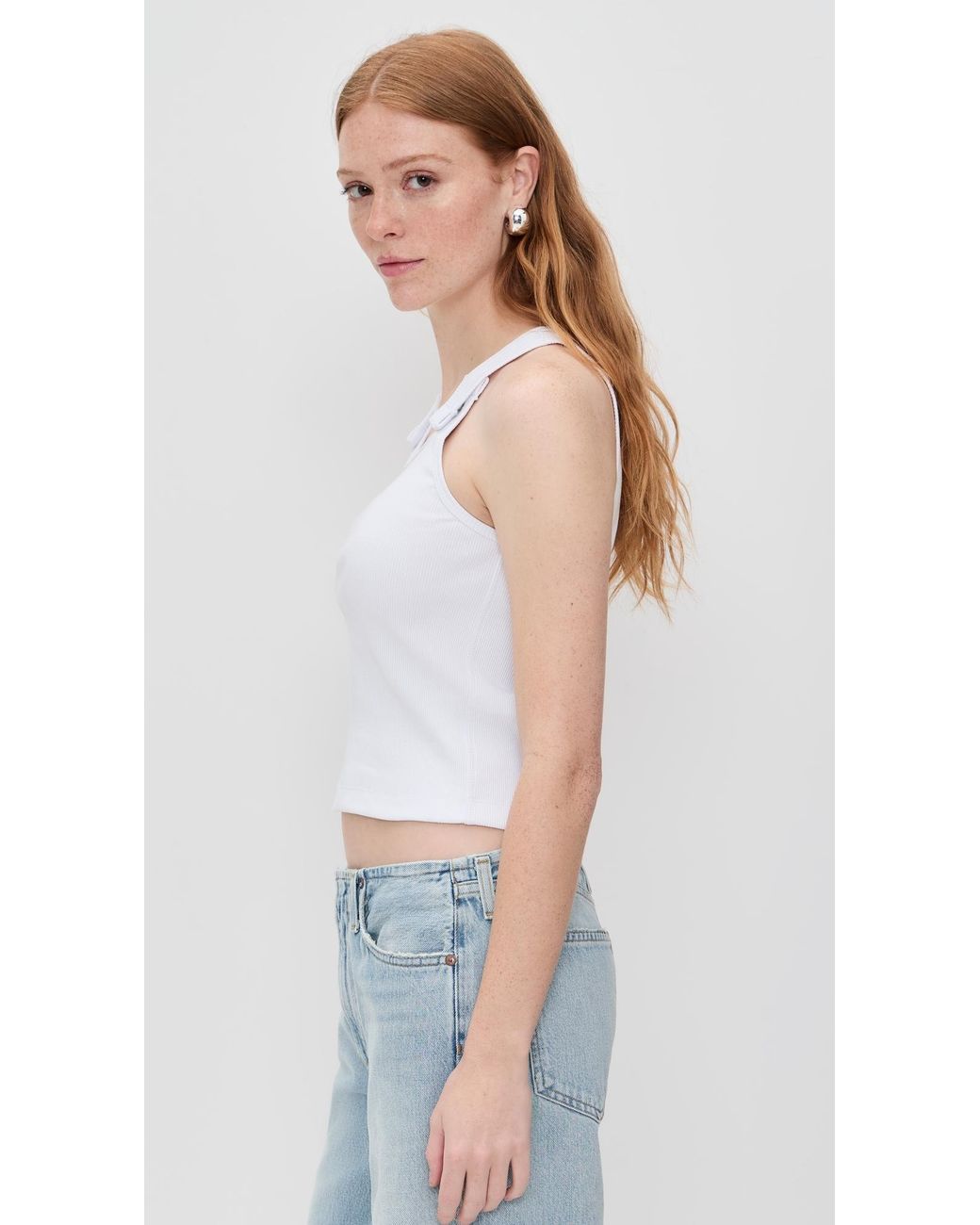 Still Here White Snap Tank