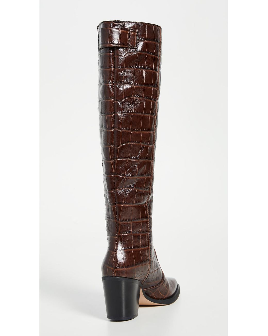 Ganni croc boots discount