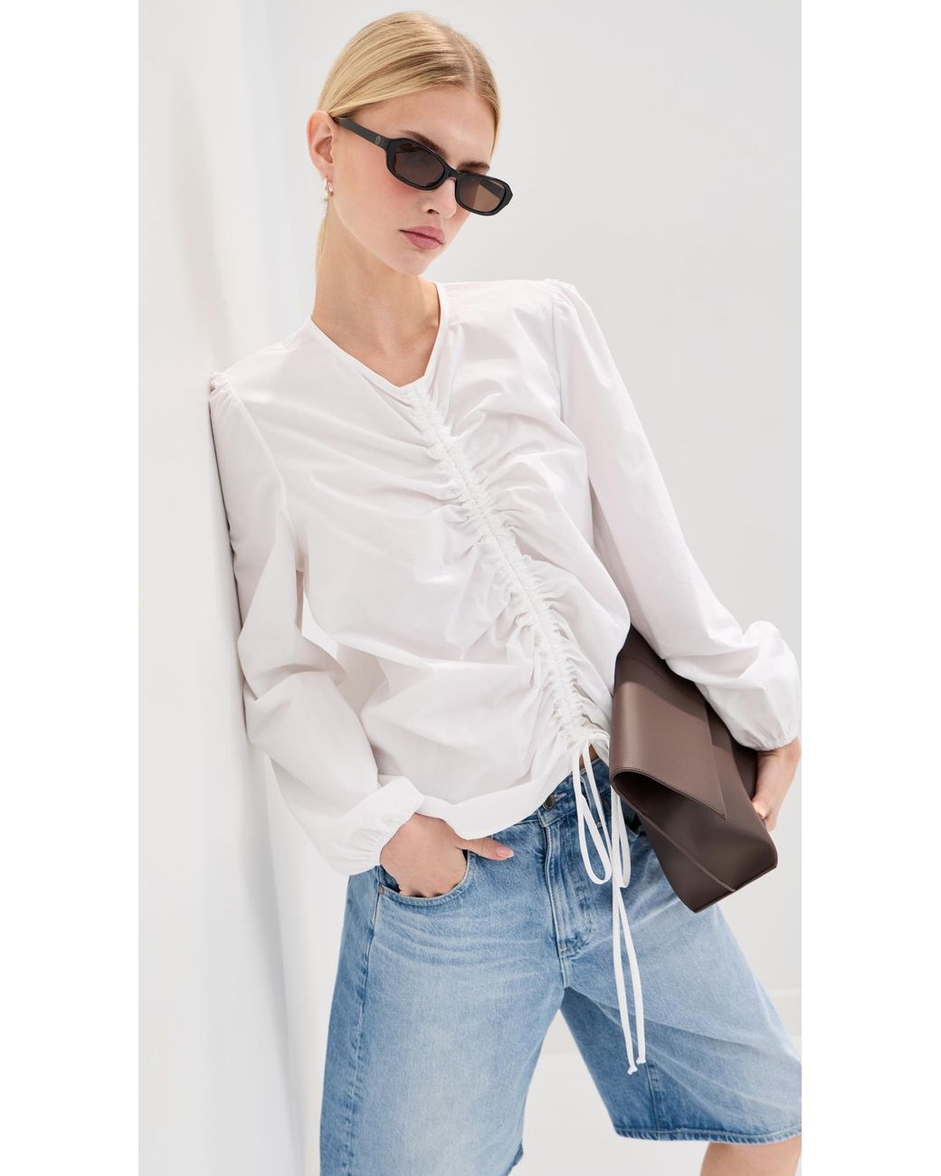 Le Bos White Fallon Top