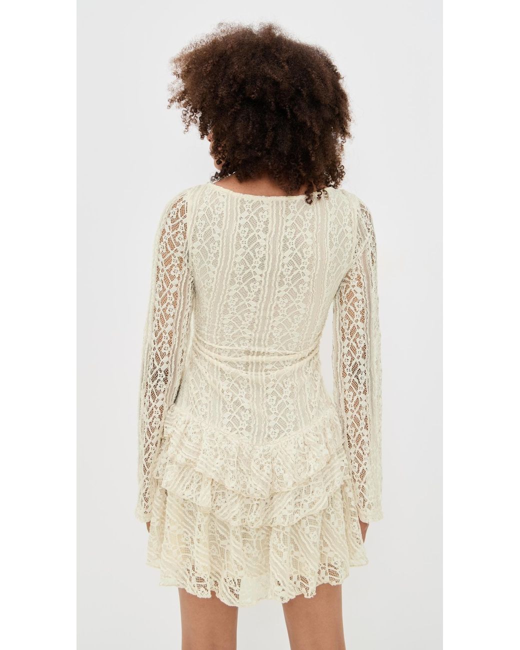 Free People Tabby Lace Mini Dress | Lyst Free People Tabby Lace Mini Dress | Lyst