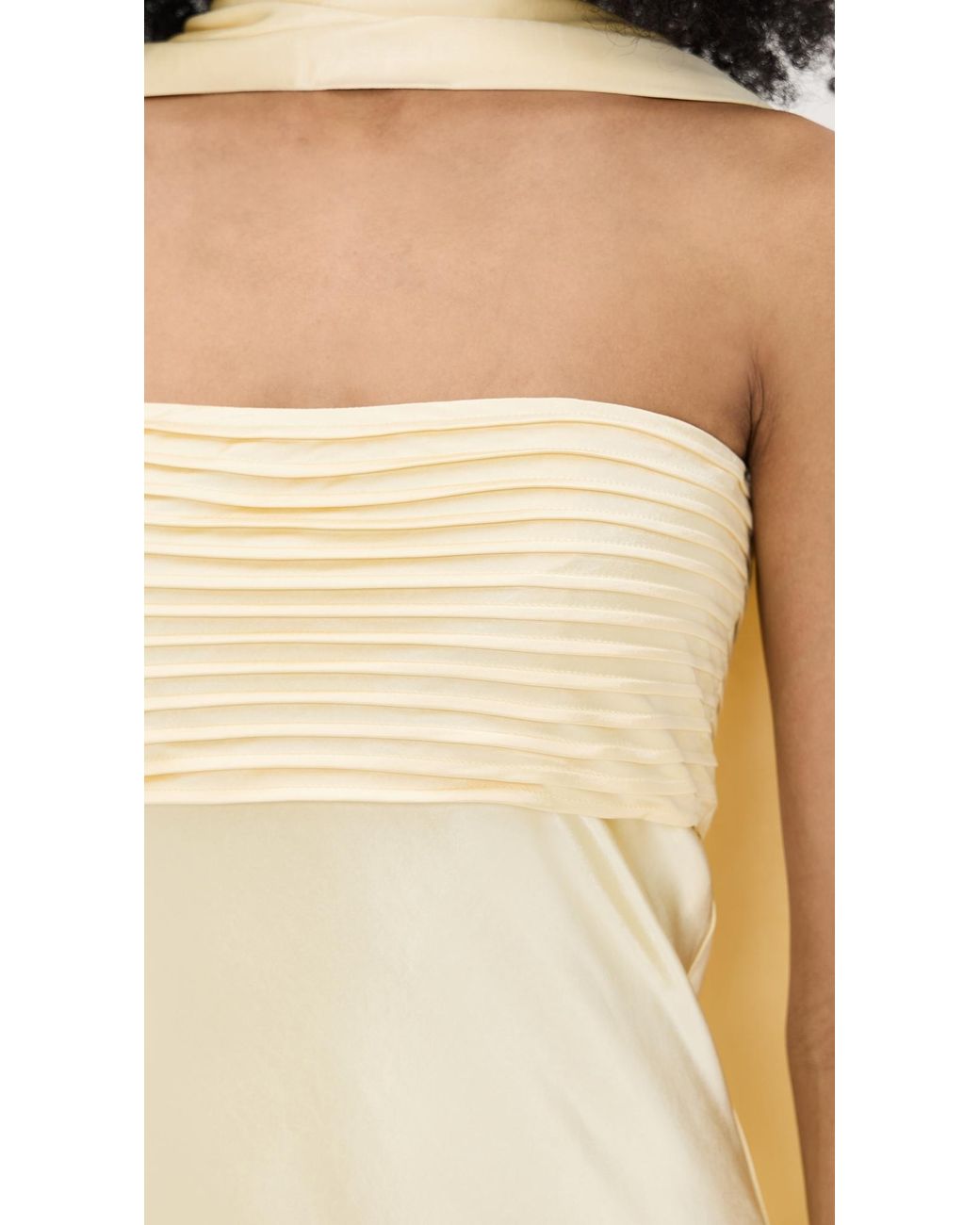 Runaway the Label Elsa Maxi Dress in Natural | Lyst
