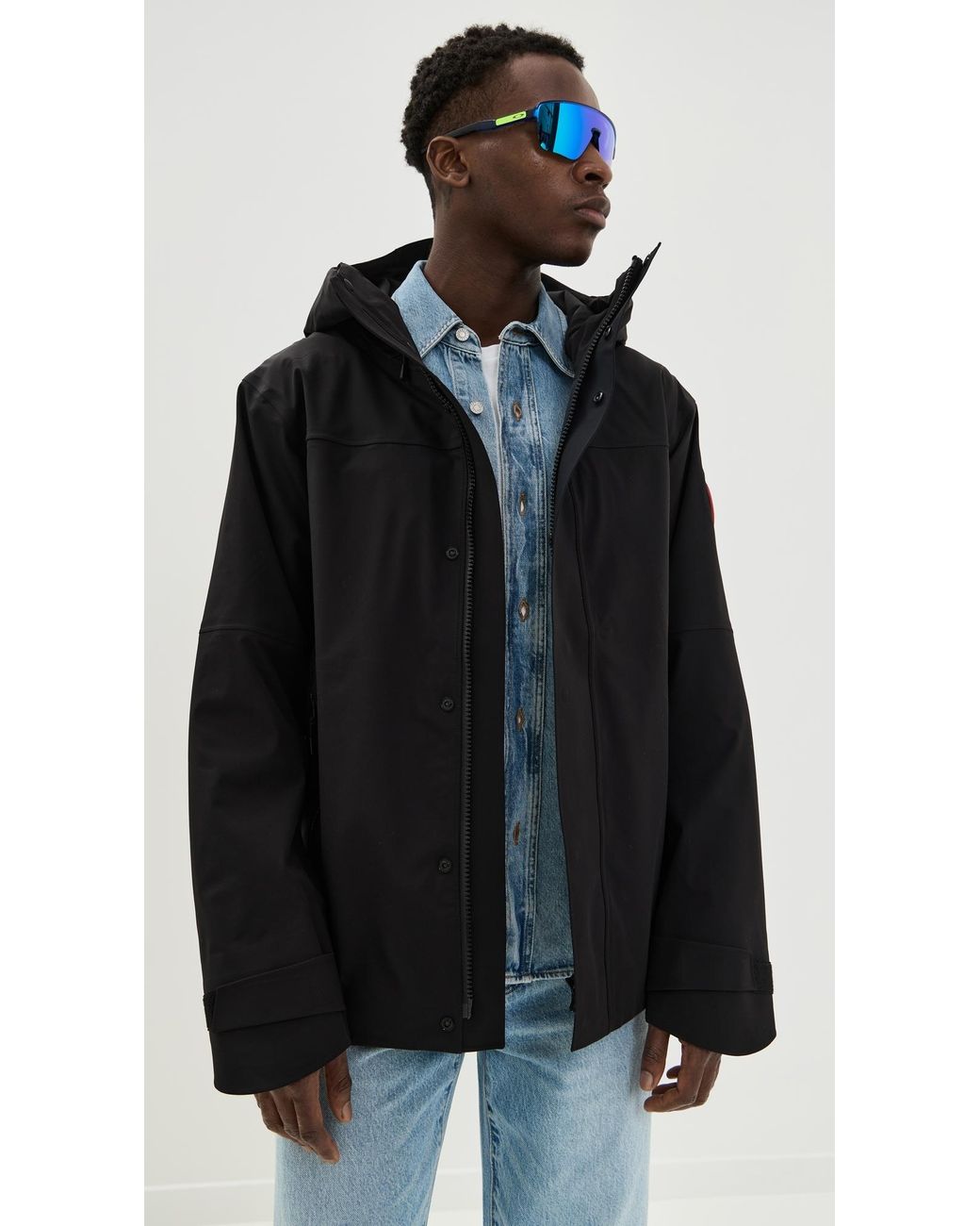Canada Goose Black Rupert Rain Jacket for men
