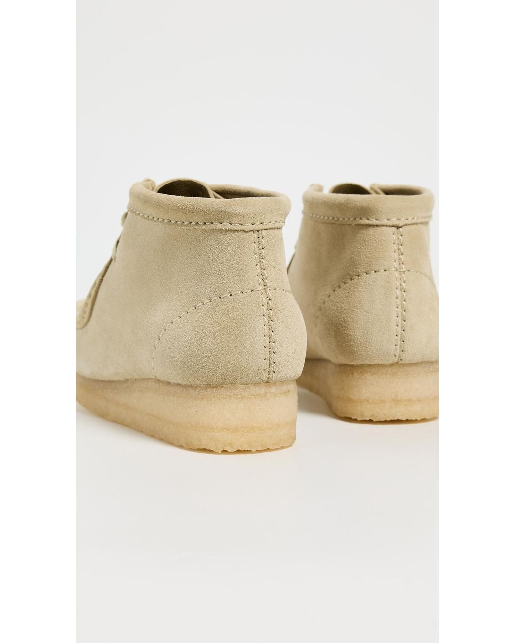 Clarks White Wallabee Boots