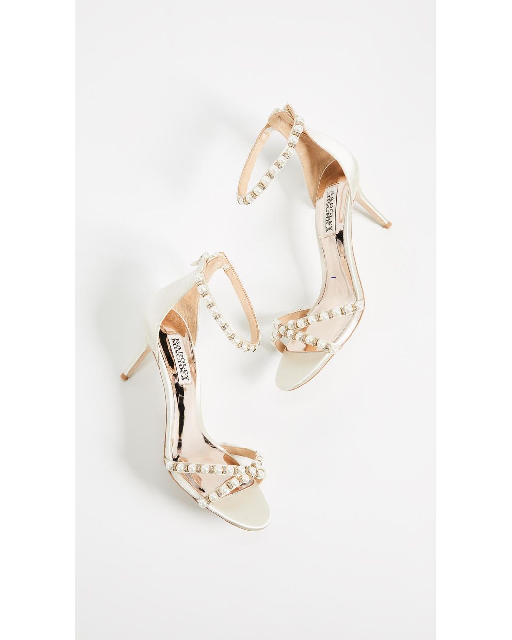 Badgley mischka pearl on sale sandals