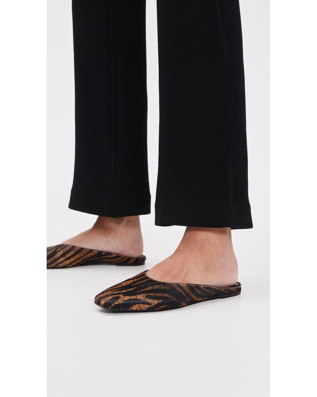 Black Suede Studio Black Lucia Flats