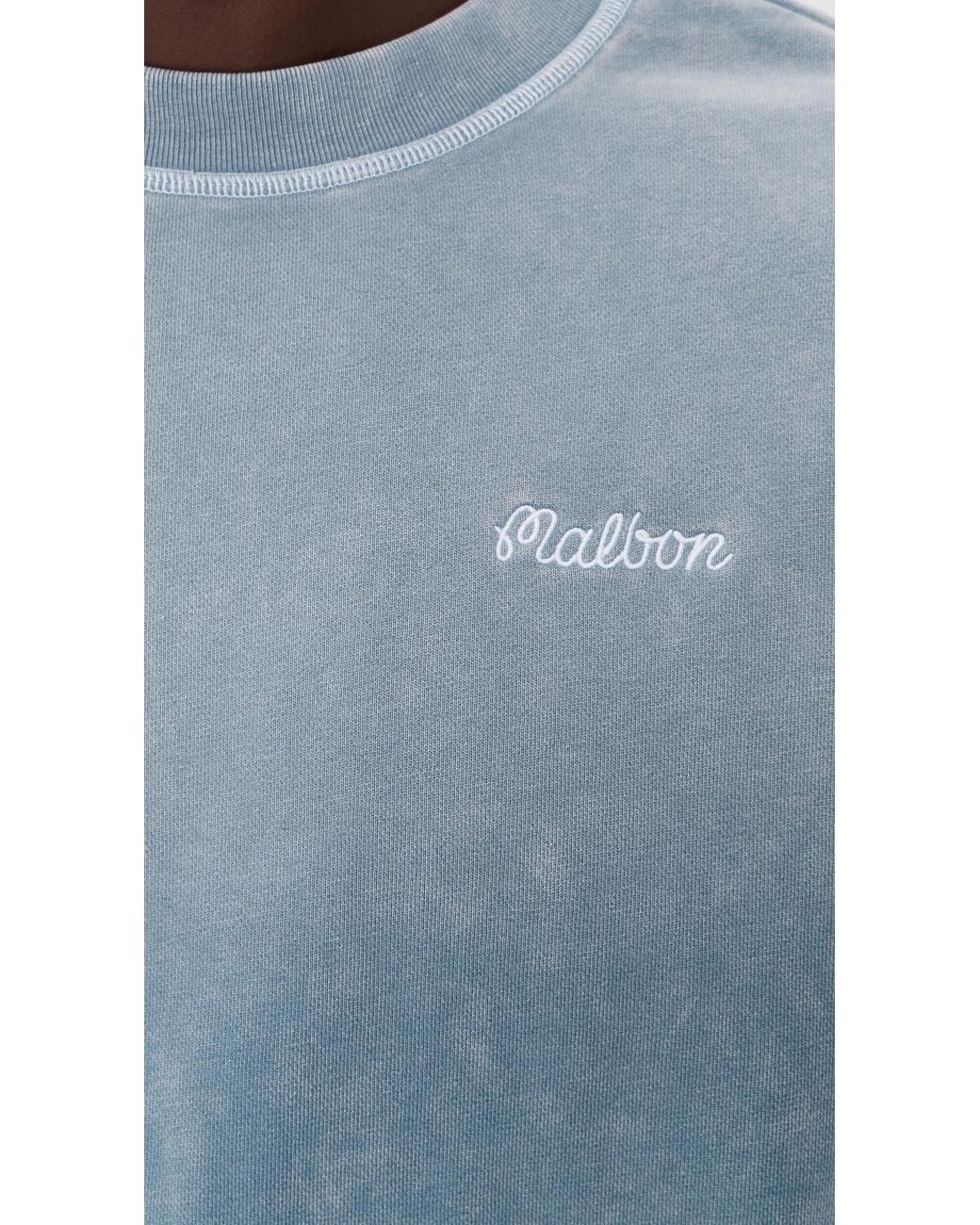 Malbon Blue Range Fragment Sweatshirt for men