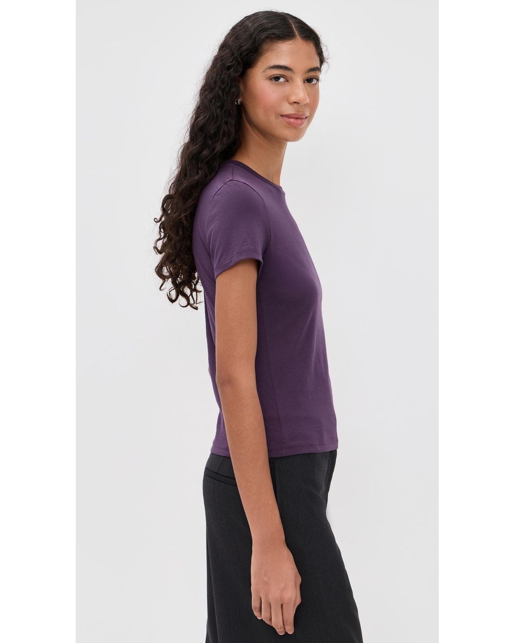 Theory Purple Tiny Tee