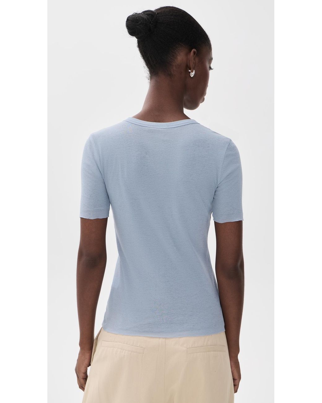 B Sides Blue Double Tee