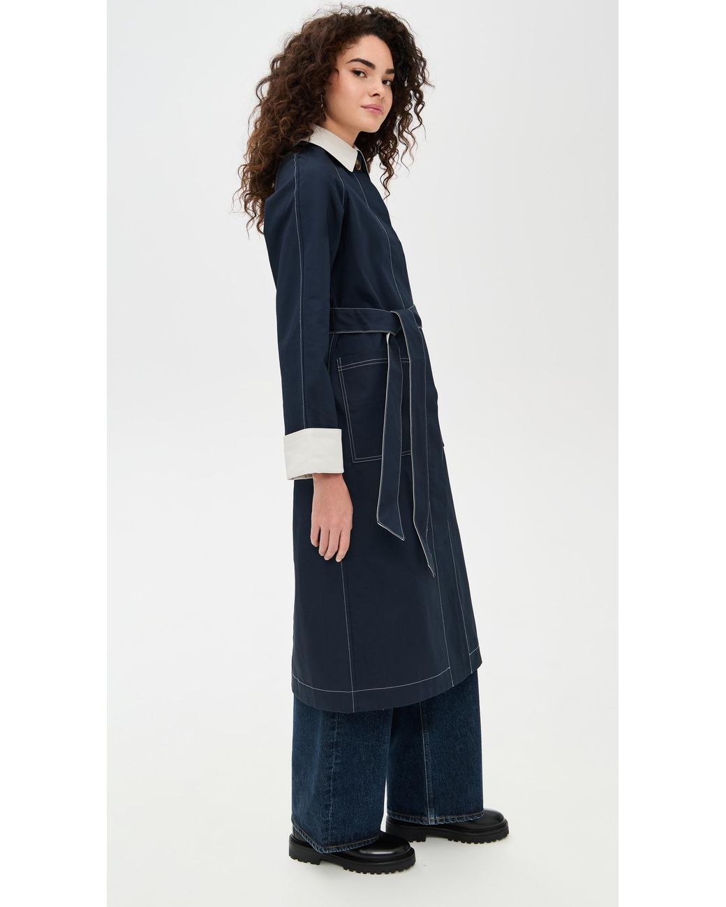 ALIGNE Blue Barnaby Reversible Coat