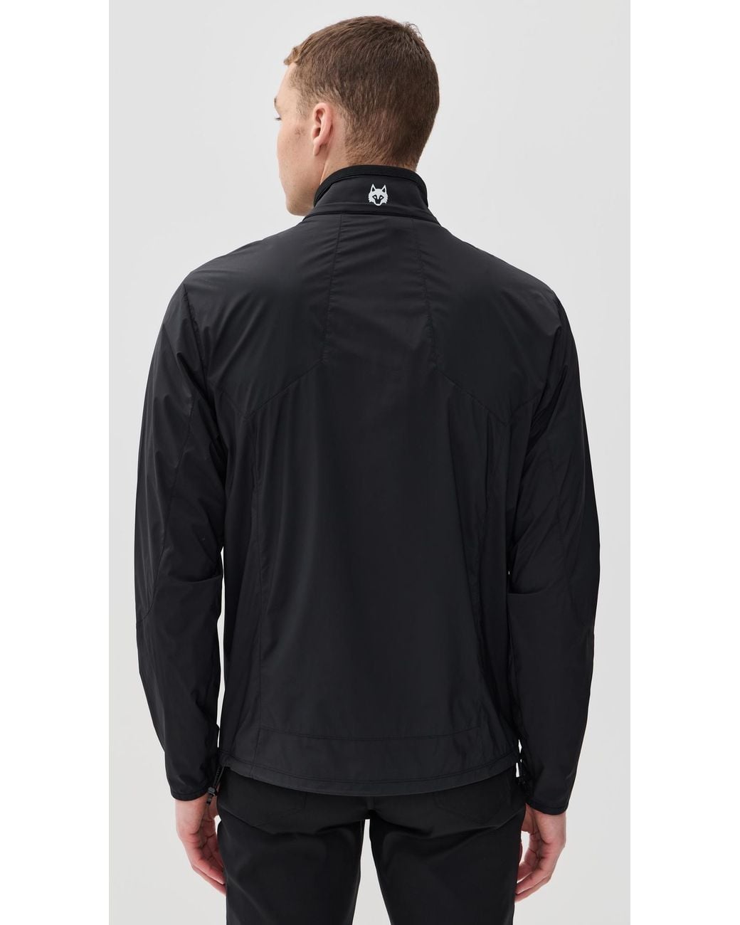 Greyson Black Trailwolf Lightweight Shell Jacket for men