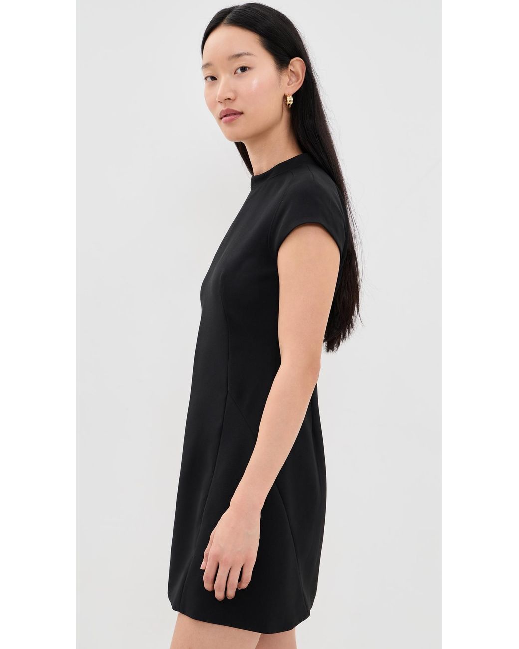Theory Black Raglan Mini Dress