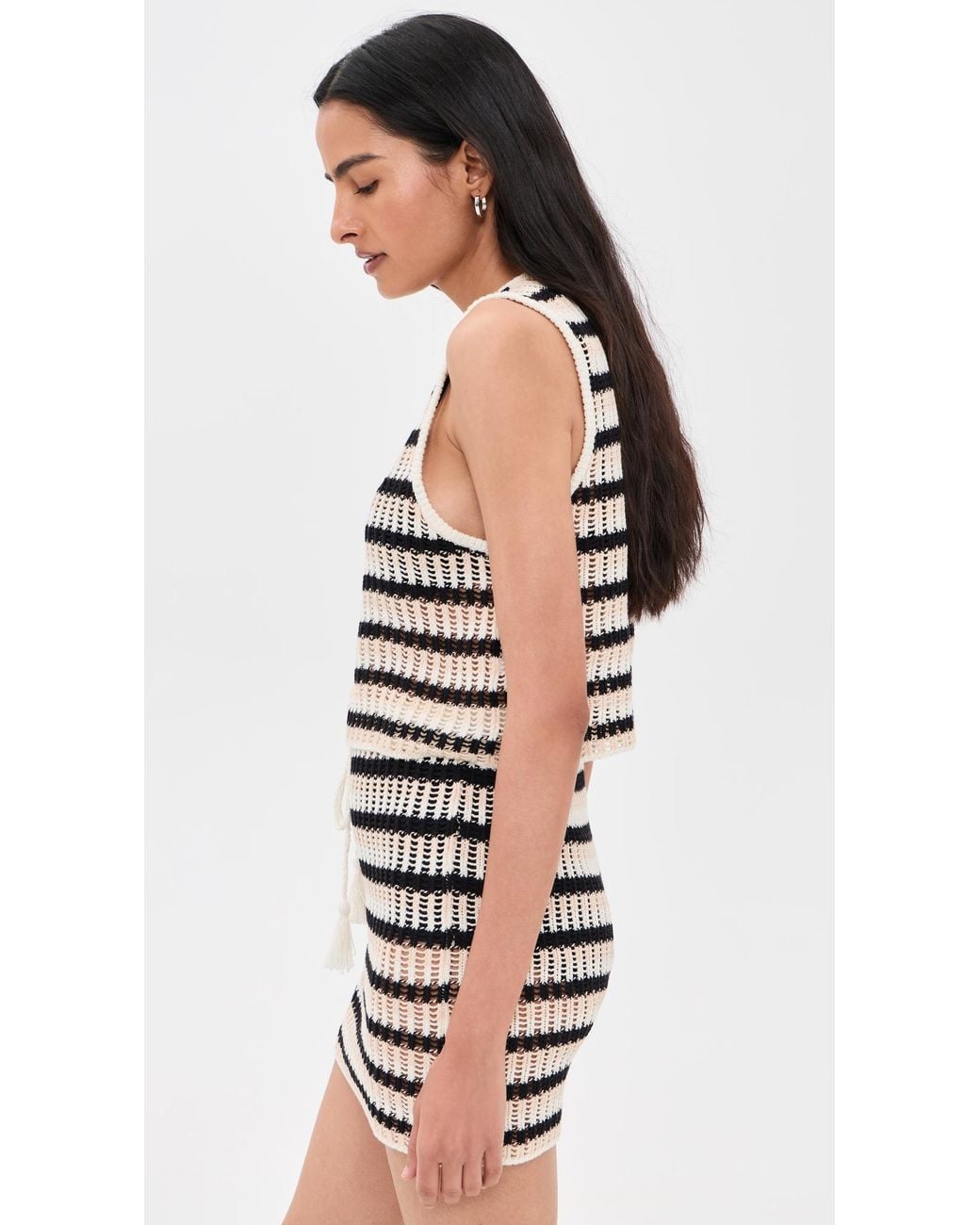 LSPACE Black Sander Coverup Top