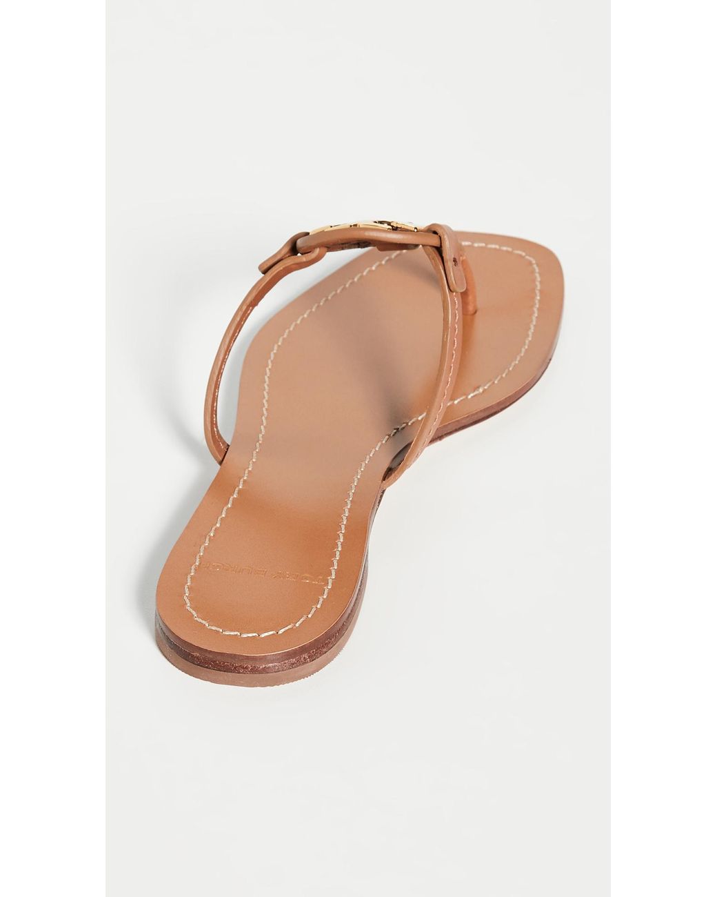 Tory Burch Mini Miller Leather Thong Sandals Lyst