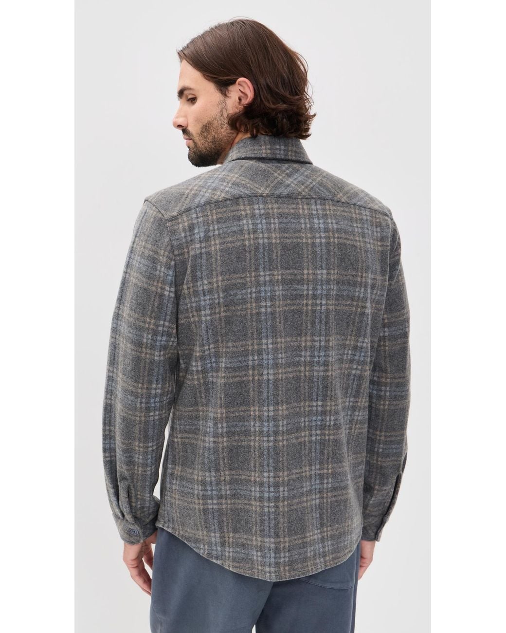 Rails Gray Alder Shacket for men