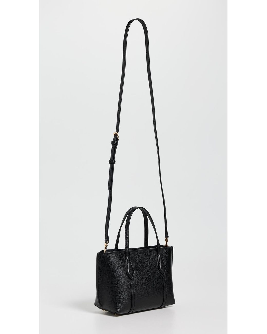 Tory Burch Black Perry Mini Tote